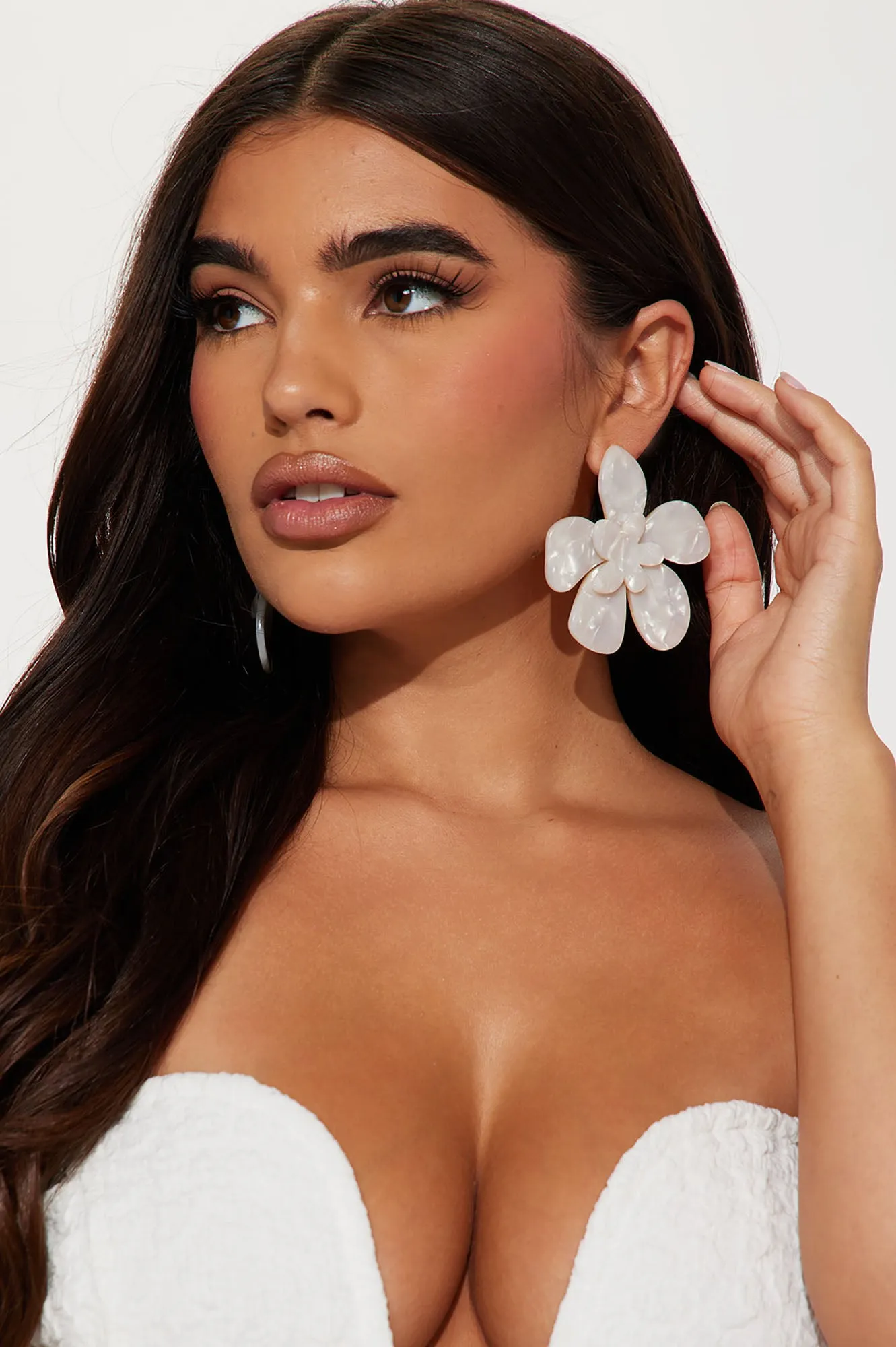 Aloha Earrings - White