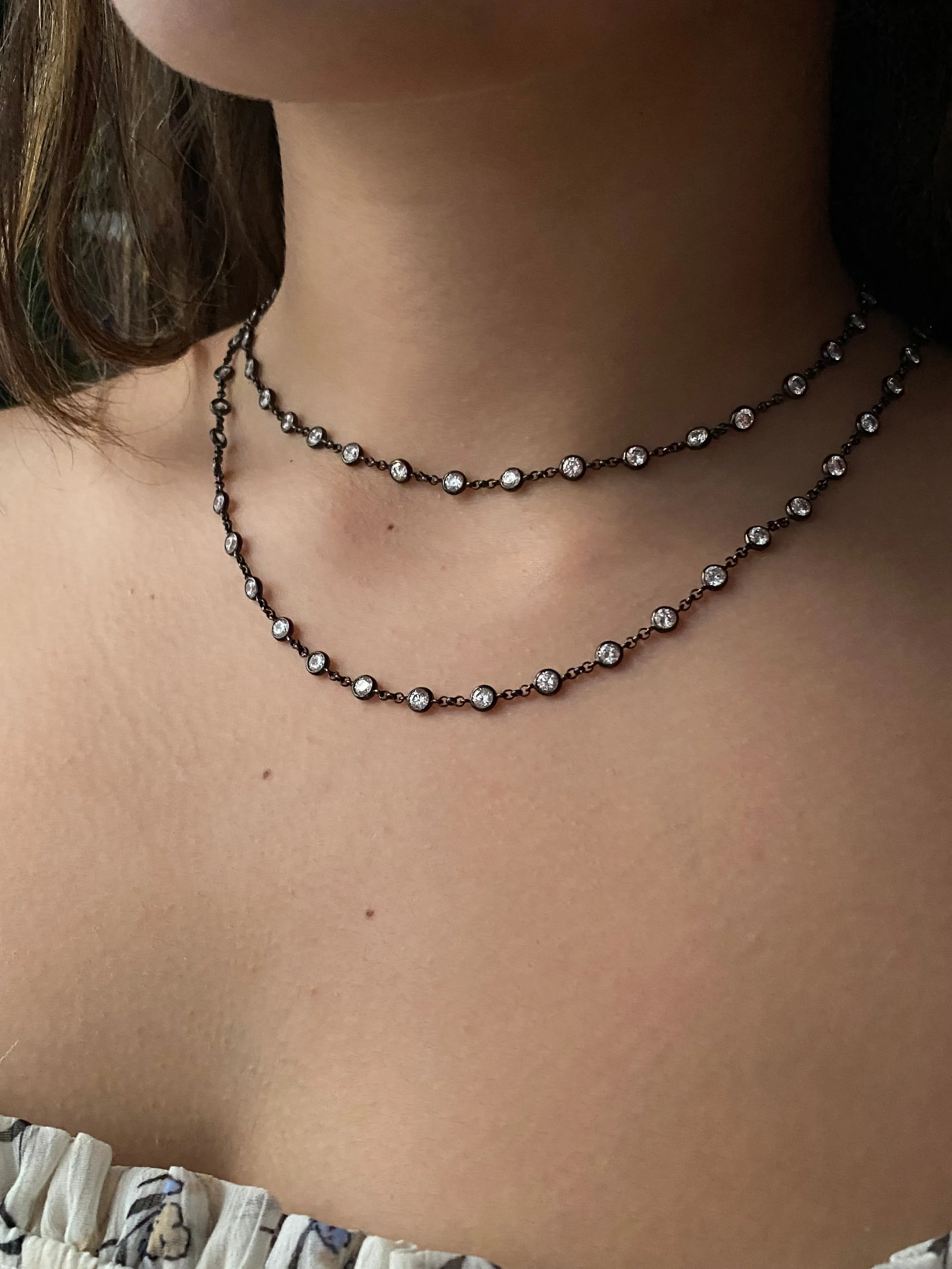Black Layering Necklace