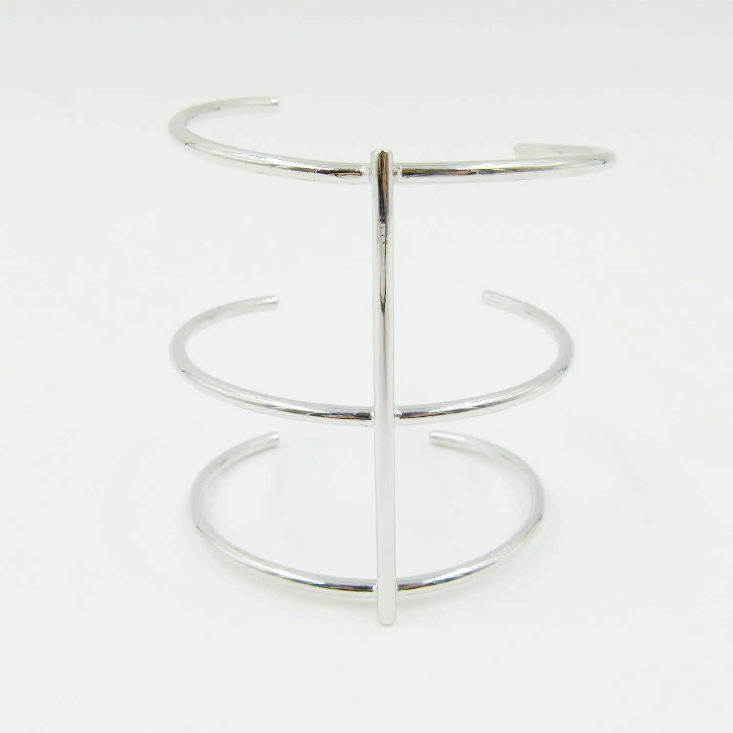 Contemporary triple bar cuff