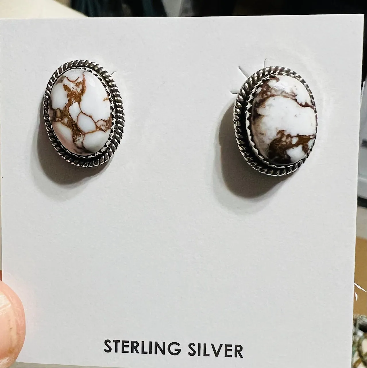 HADA Collection - Sterling Silver Wild Horse Earring Stud Backs