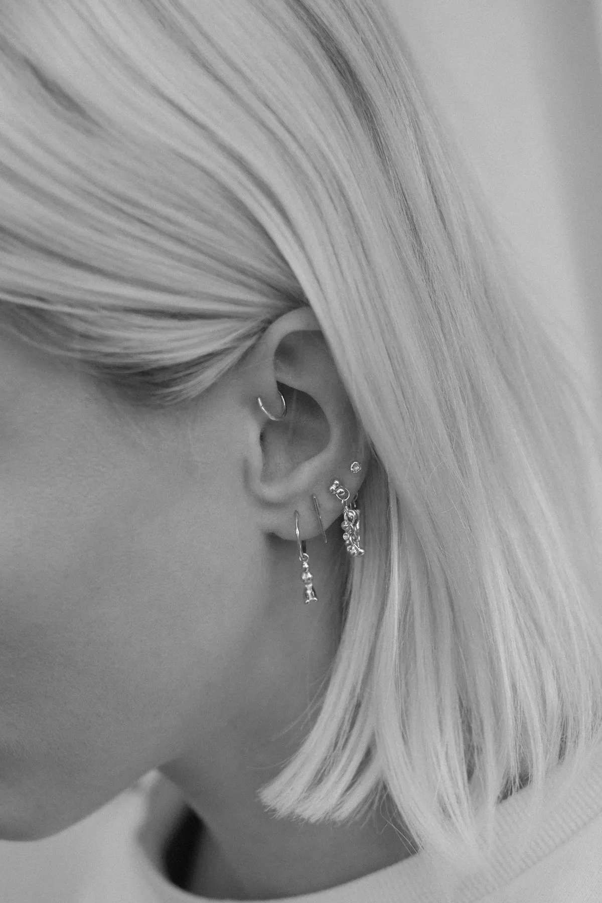 Little Lady Hoop | Silver