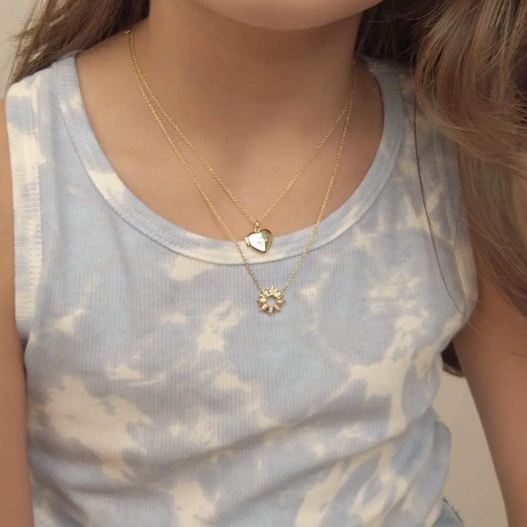 Petite Sunseeker 14K Gold Vermeil Necklace