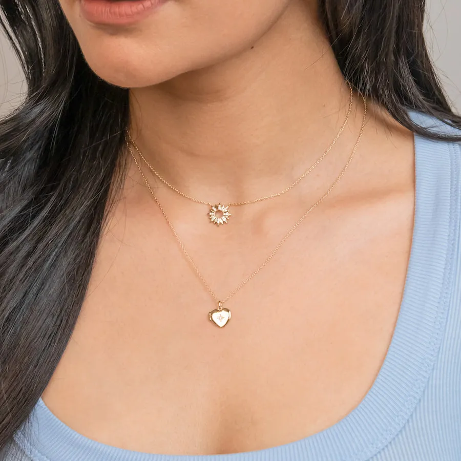 Petite Sunseeker 14K Gold Vermeil Necklace