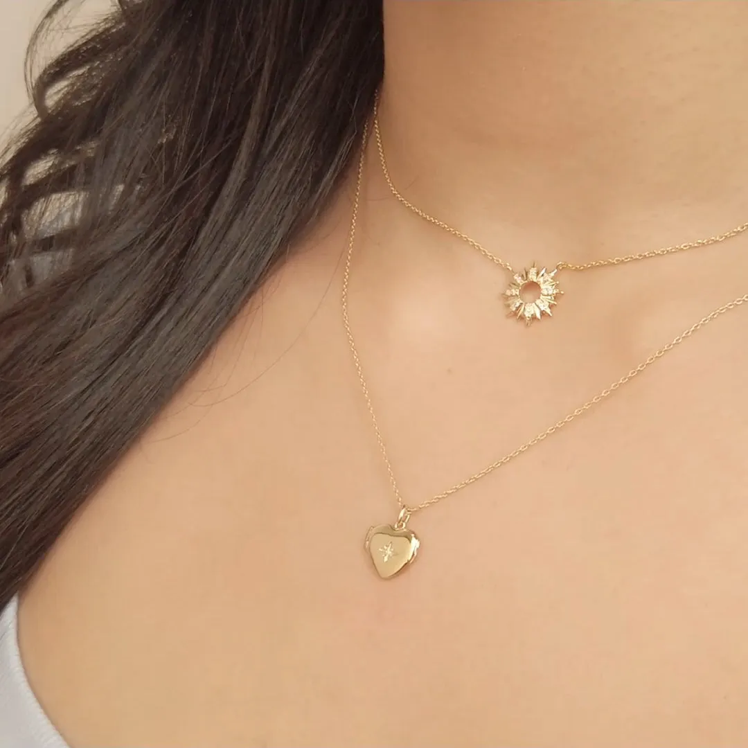 Petite Sunseeker 14K Gold Vermeil Necklace