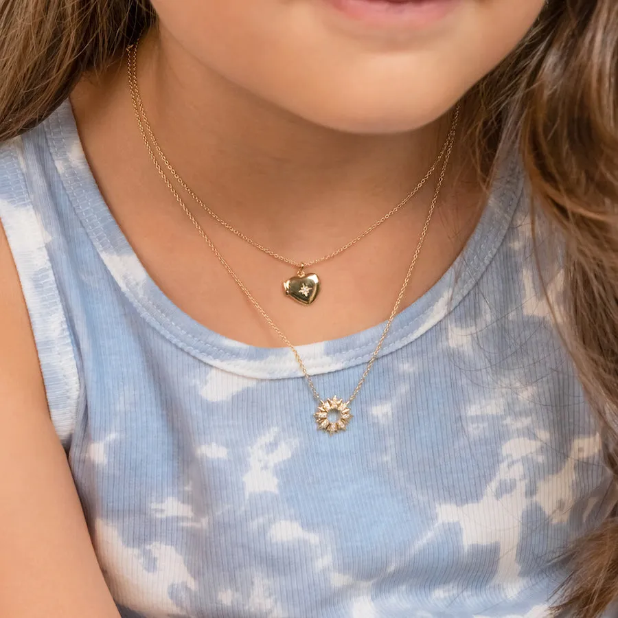 Petite Sunseeker 14K Gold Vermeil Necklace