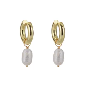 The Chunky Pearl Hoop