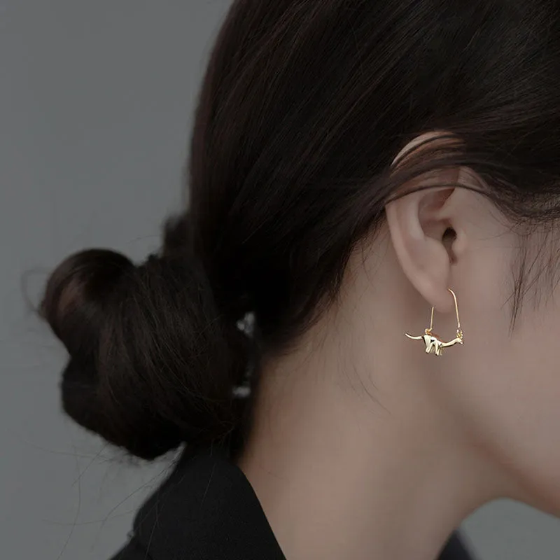 Unique Mini Dinosaur Earrings