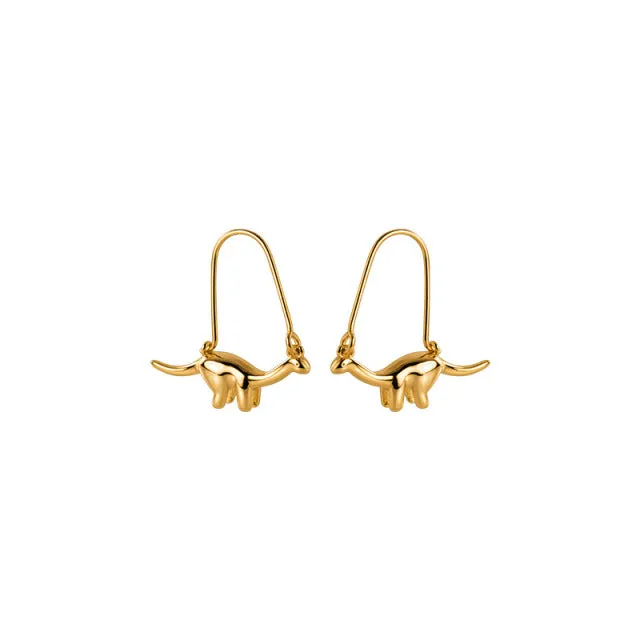 Unique Mini Dinosaur Earrings