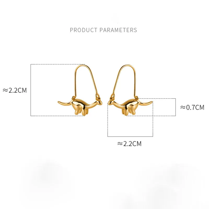 Unique Mini Dinosaur Earrings
